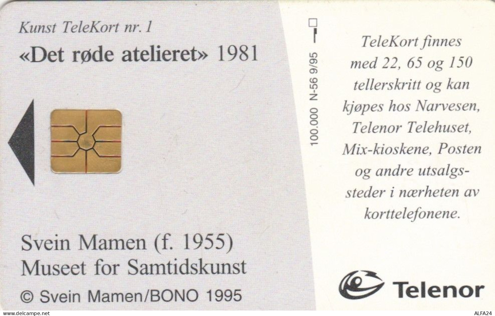 PHONE CARD NORVEGIA (E86.22.2 - Norvegia