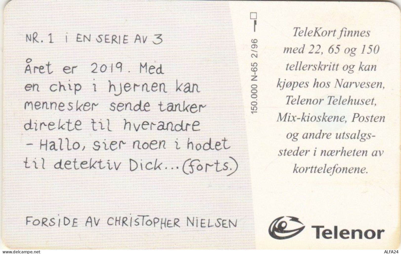 PHONE CARD NORVEGIA (E86.25.4 - Norvège