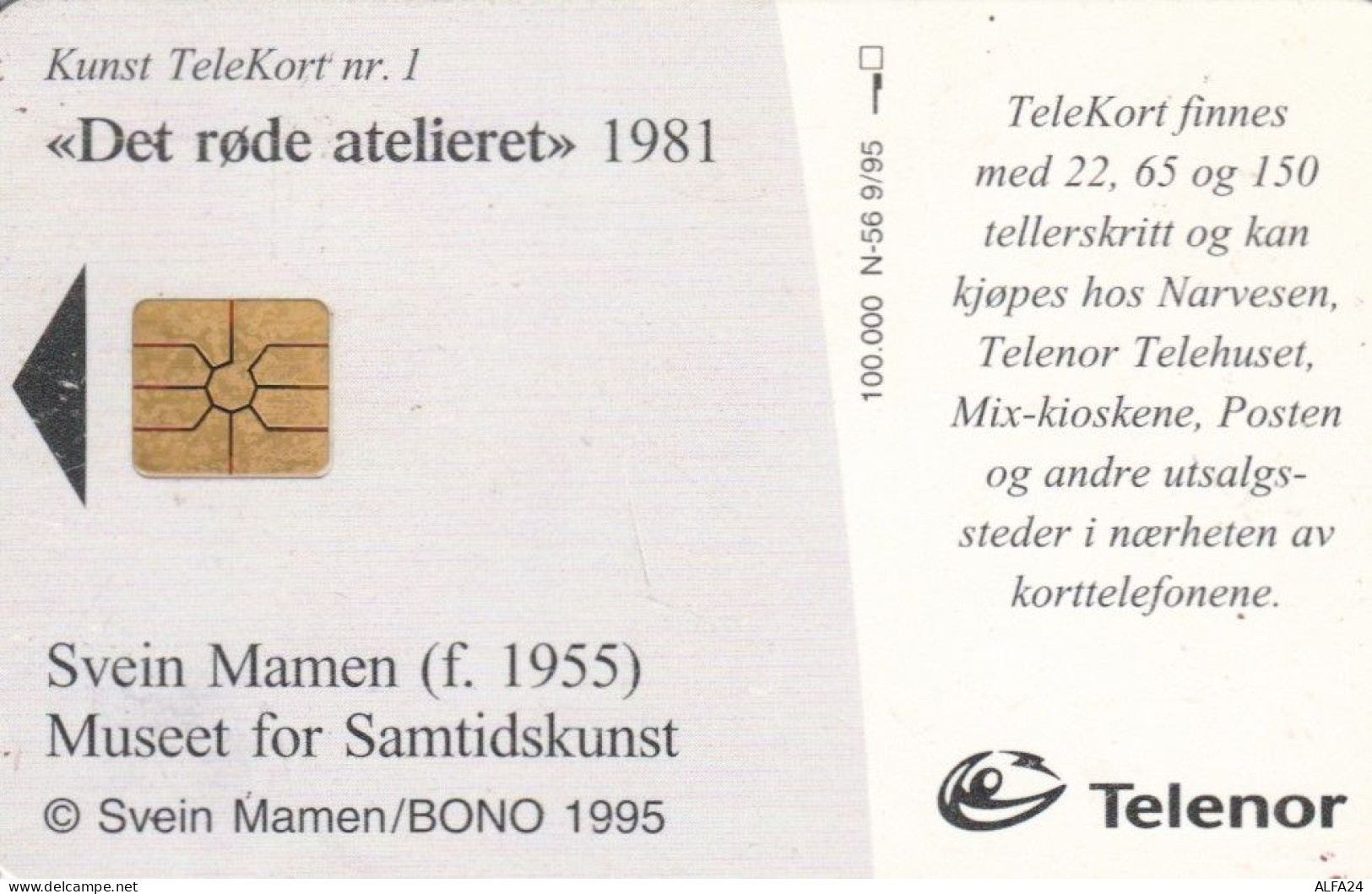 PHONE CARD NORVEGIA (E86.22.3 - Noorwegen