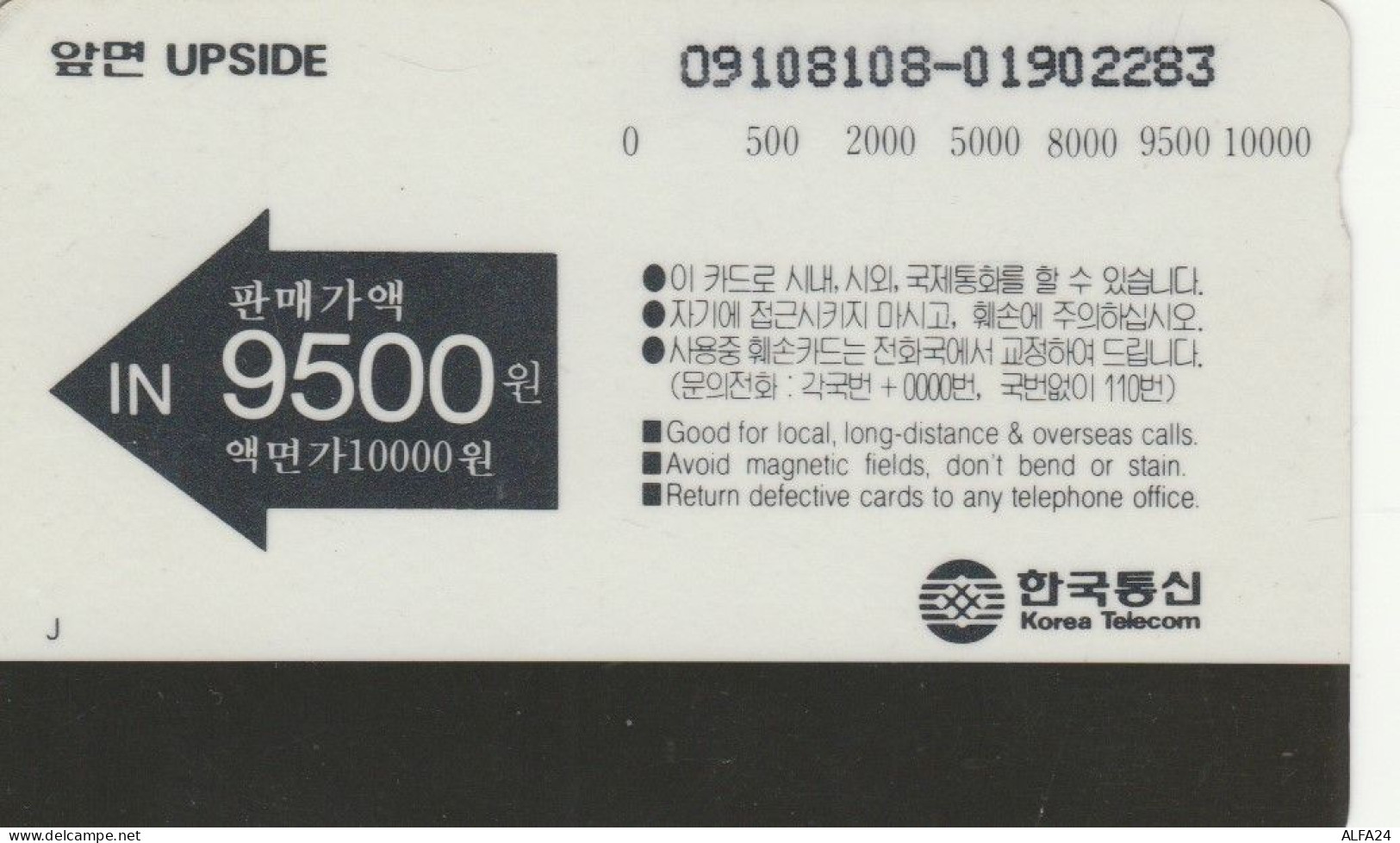 PHONE CARD COREA SUD (E86.11.3 - Corée Du Sud