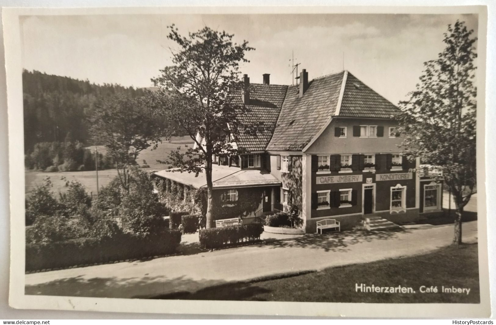 Hinterzarten, Konditorei Und Café Imbery, Ca. 1950 - Hinterzarten