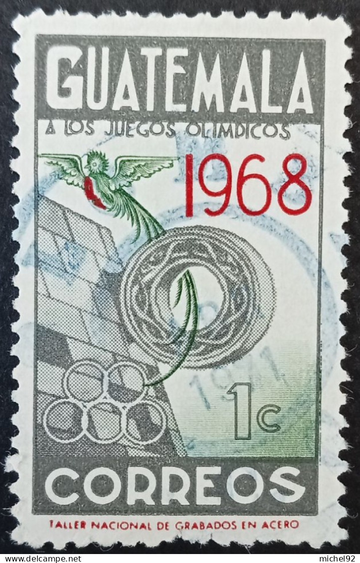 Guatemala 1968-71 - YT N°407 - Oblitéré - Guatemala