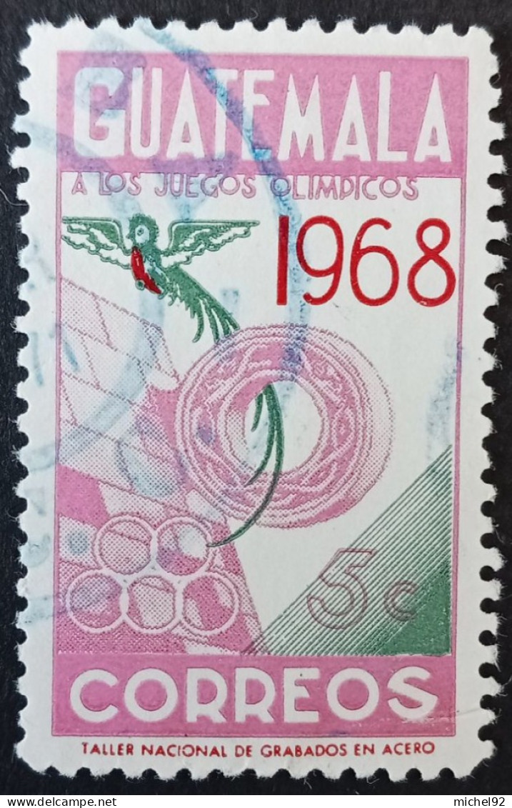 Guatemala 1968-71 - YT N°410 - Oblitéré - Guatemala