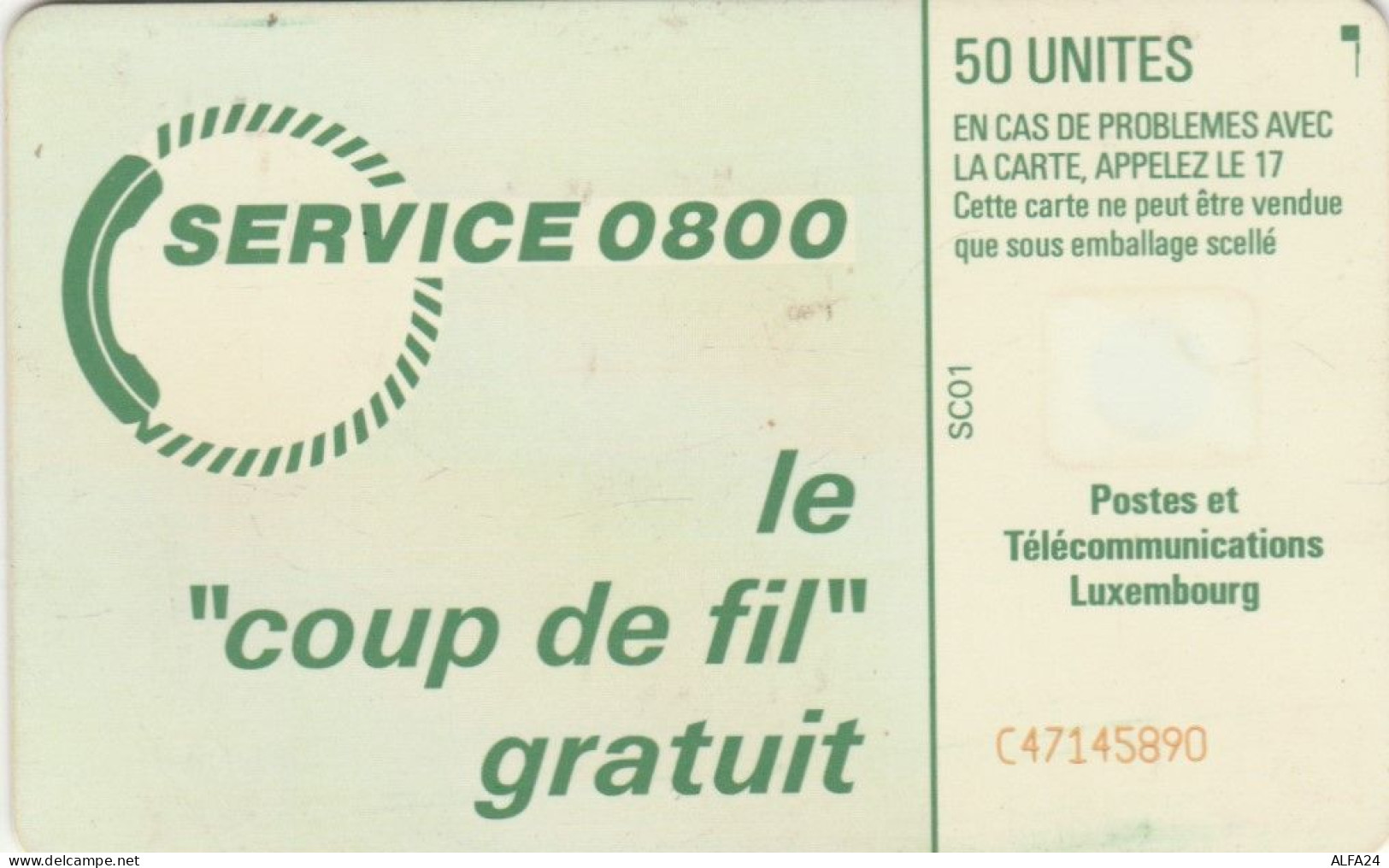 PHONE CARD LUSSEMBURGO (E87.8.4 - Lussemburgo