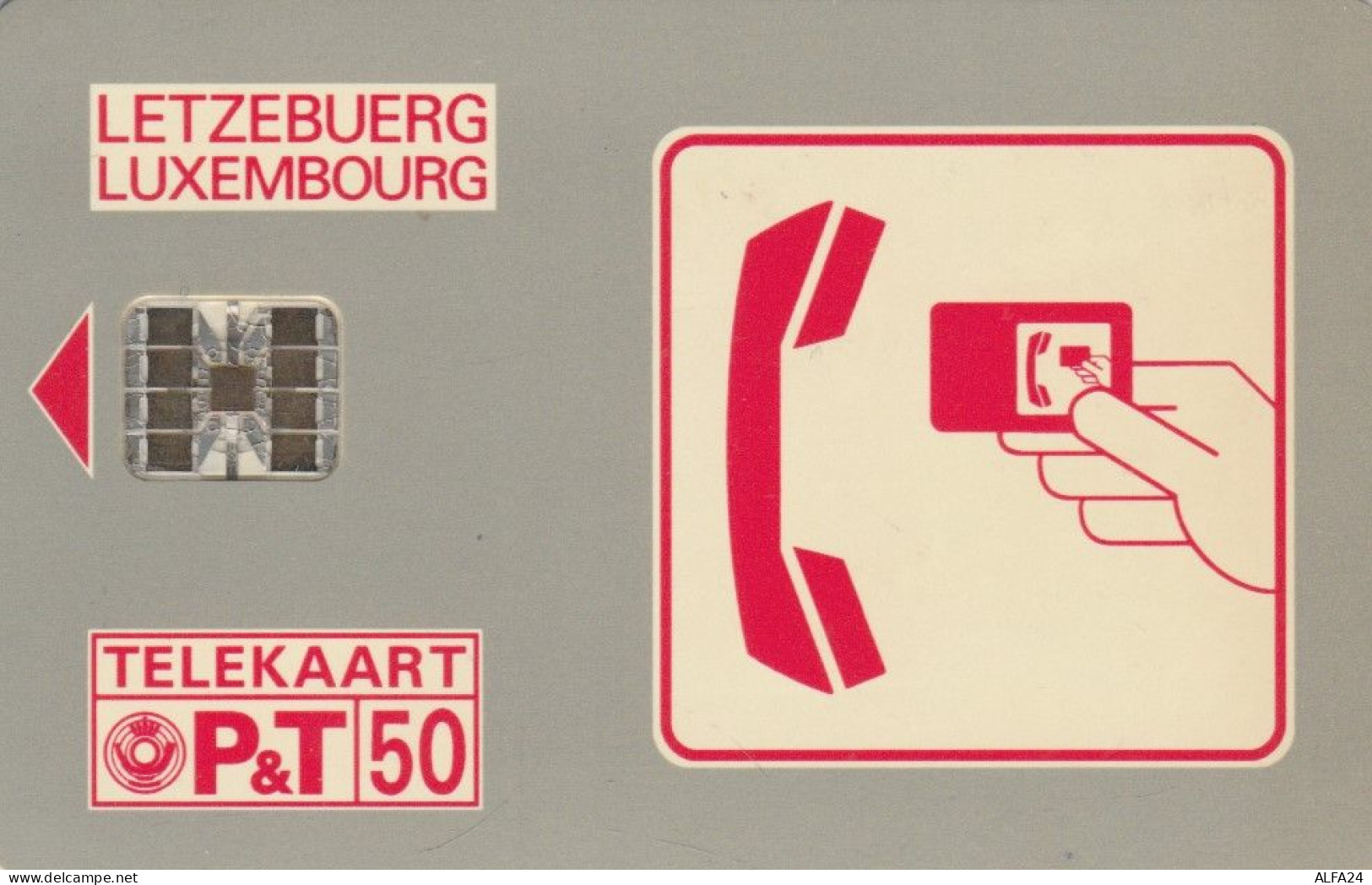 PHONE CARD LUSSEMBURGO (E87.8.1 - Lussemburgo