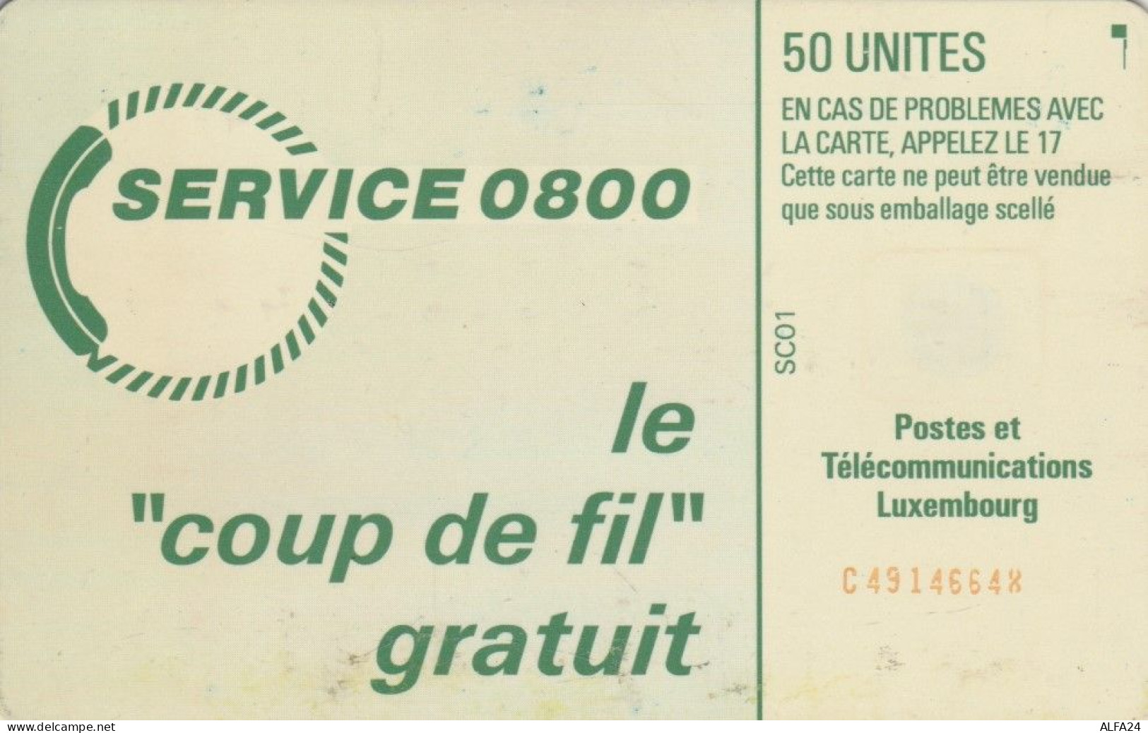 PHONE CARD LUSSEMBURGO (E87.8.1 - Luxembourg