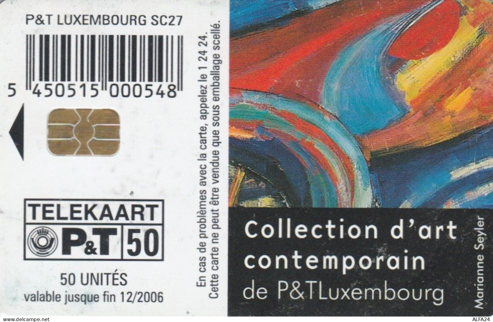 PHONE CARD LUSSEMBURGO (E87.7.3 - Luxemburgo