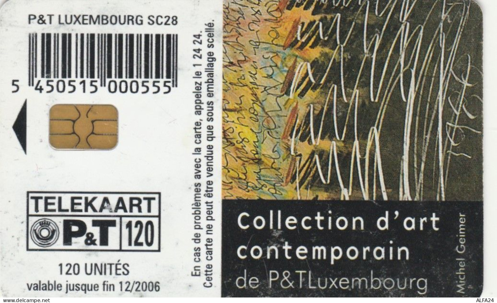 PHONE CARD LUSSEMBURGO (E87.6.8 - Luxemburgo