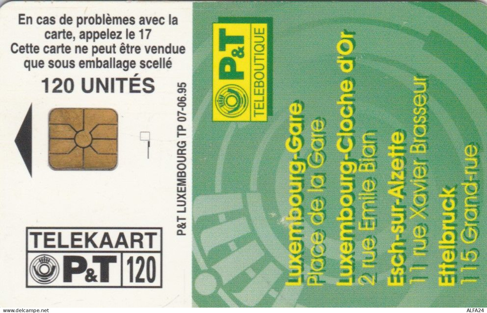 PHONE CARD LUSSEMBURGO (E87.5.1 - Luxemburgo