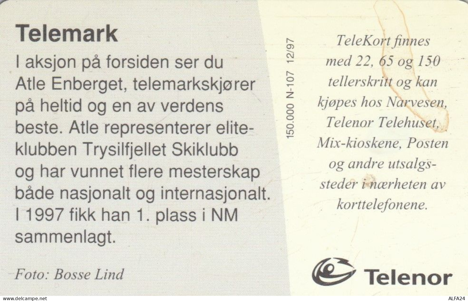 PHONE CARD NORVEGIA (E87.2.5 - Norway