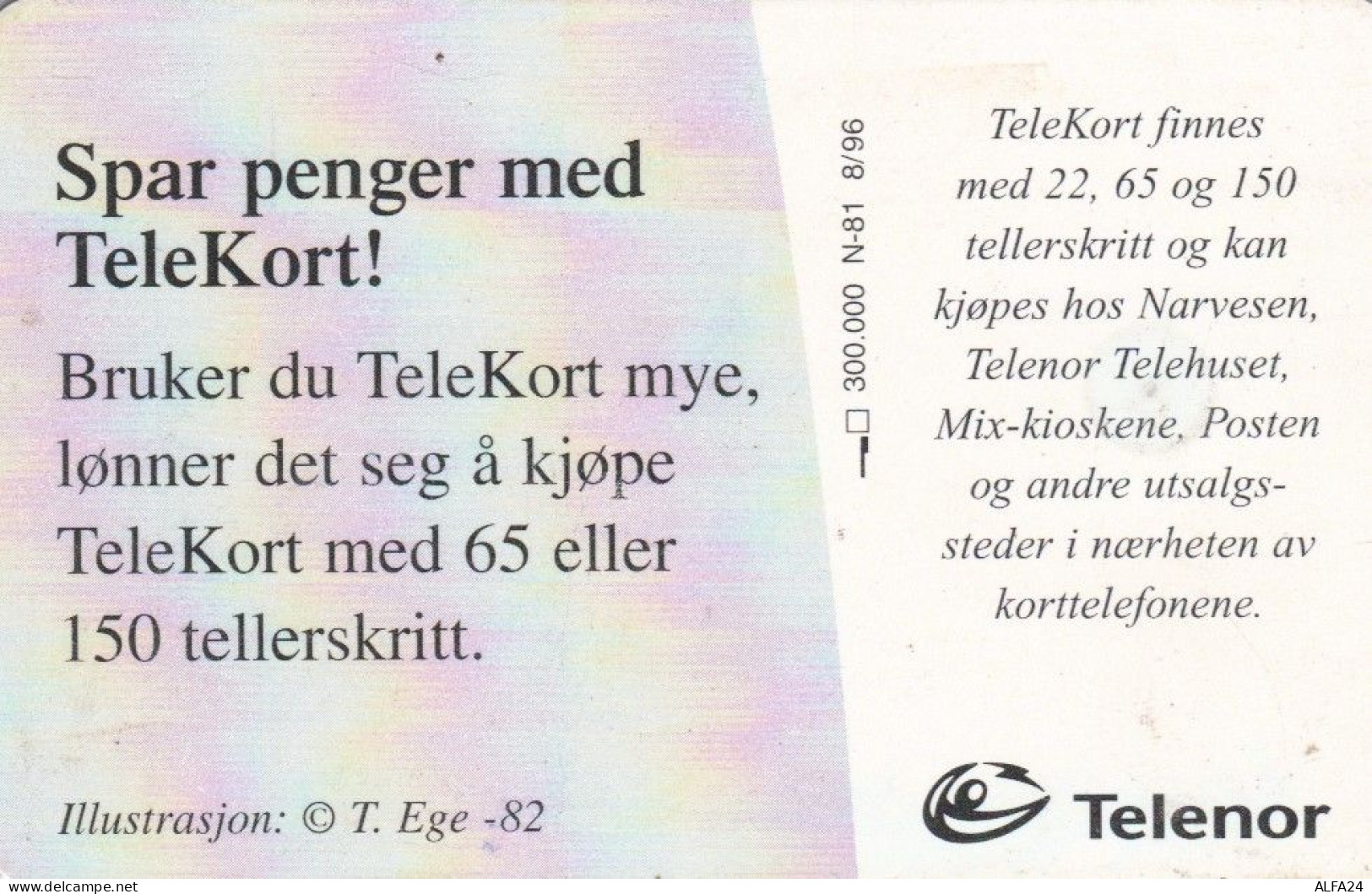 PHONE CARD NORVEGIA (E87.2.3 - Norvège