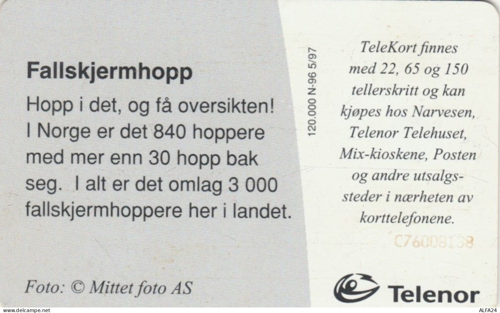 PHONE CARD NORVEGIA (E87.2.4 - Norwegen