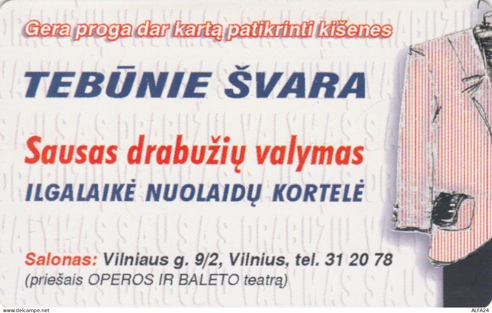 PHONE CARD LITUANIA CHIP (E88.12.4 - Lithuania