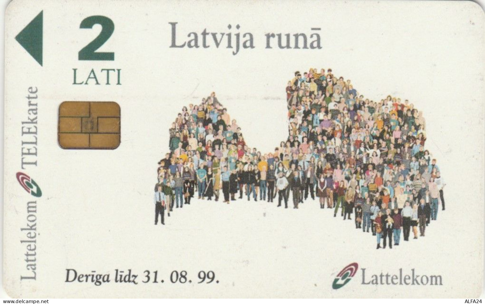 PHONE CARD LETTONIA (E88.11.6 - Lettonie