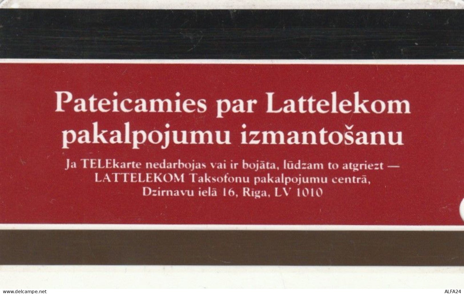 PHONE CARD LETTONIA (E88.11.2 - Latvia