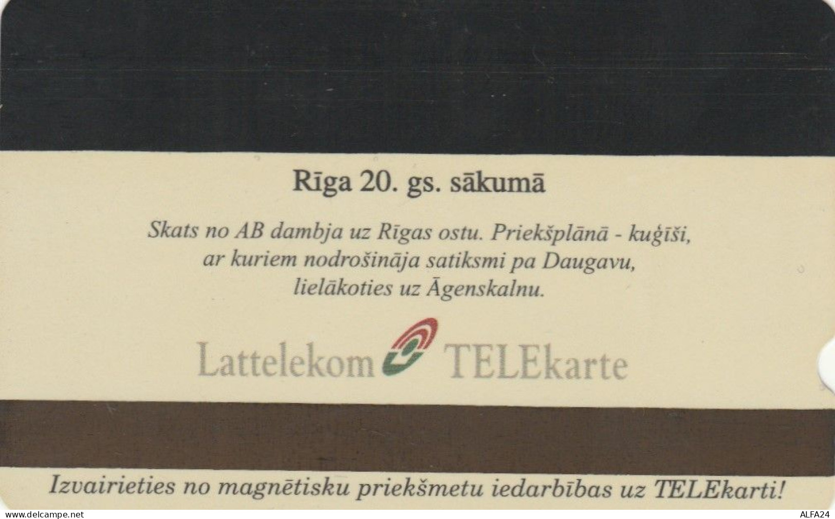 PHONE CARD LETTONIA (E88.12.2 - Lettland