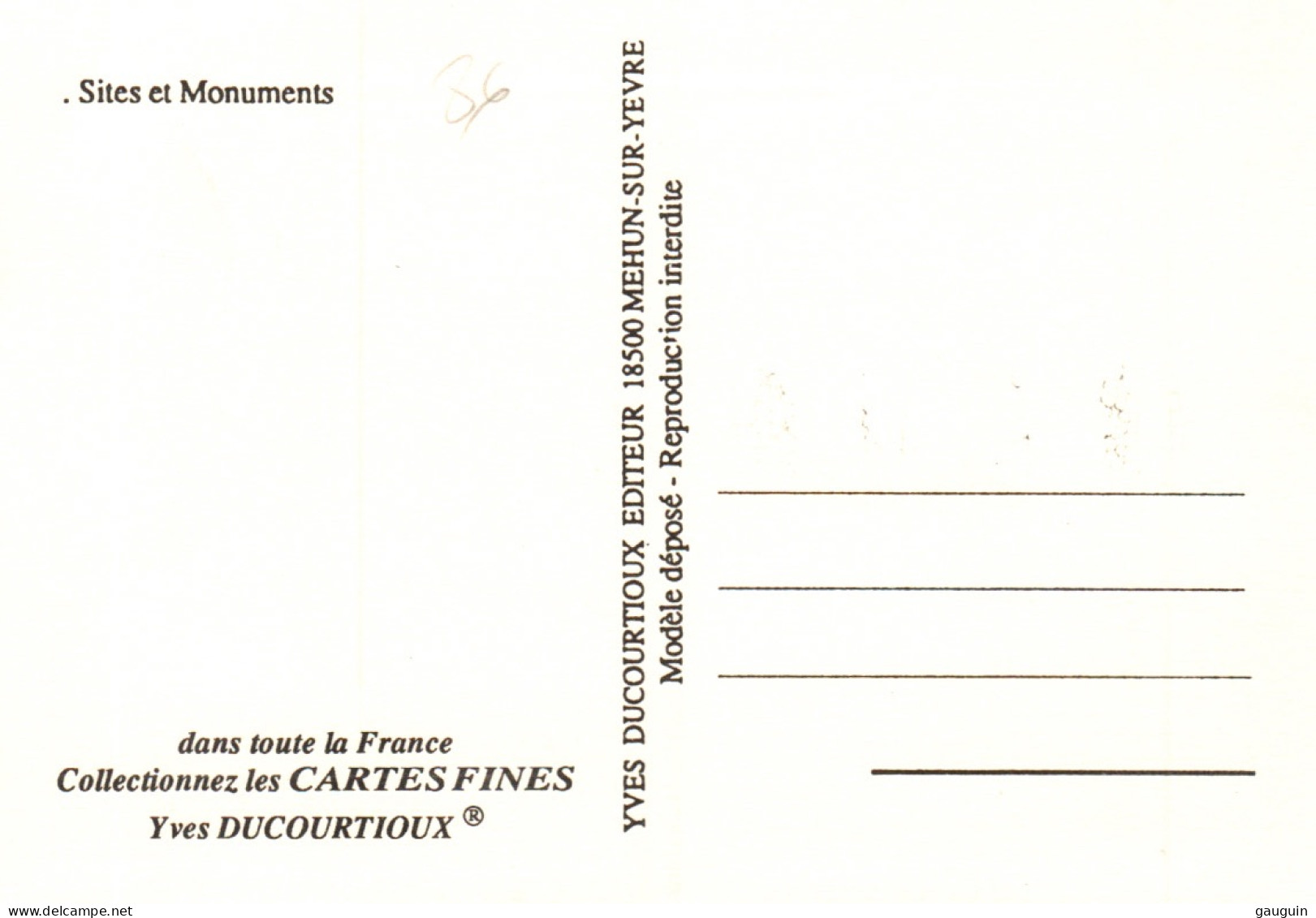 CPM - Les TROIS-MOUTIERS - Eglise Illustration Yves DUCOURTIOUX - Edition ,,, - Les Trois Moutiers
