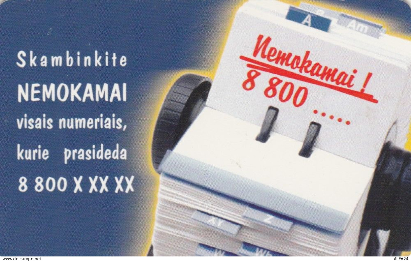 PHONE CARD LITUANIA (E89.18.8 - Lituania