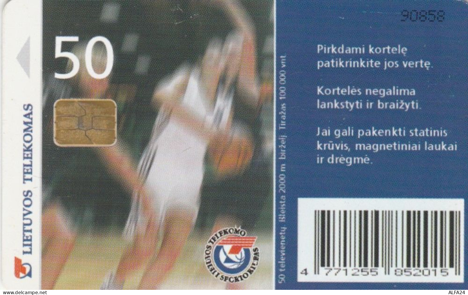 PHONE CARD LITUANIA (E89.18.6 - Lituanie