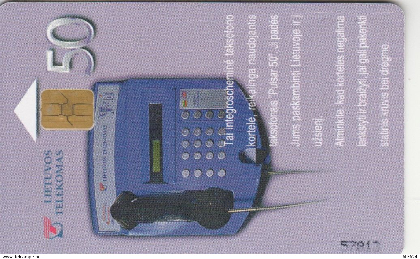 PHONE CARD LITUANIA (E89.18.1 - Litouwen