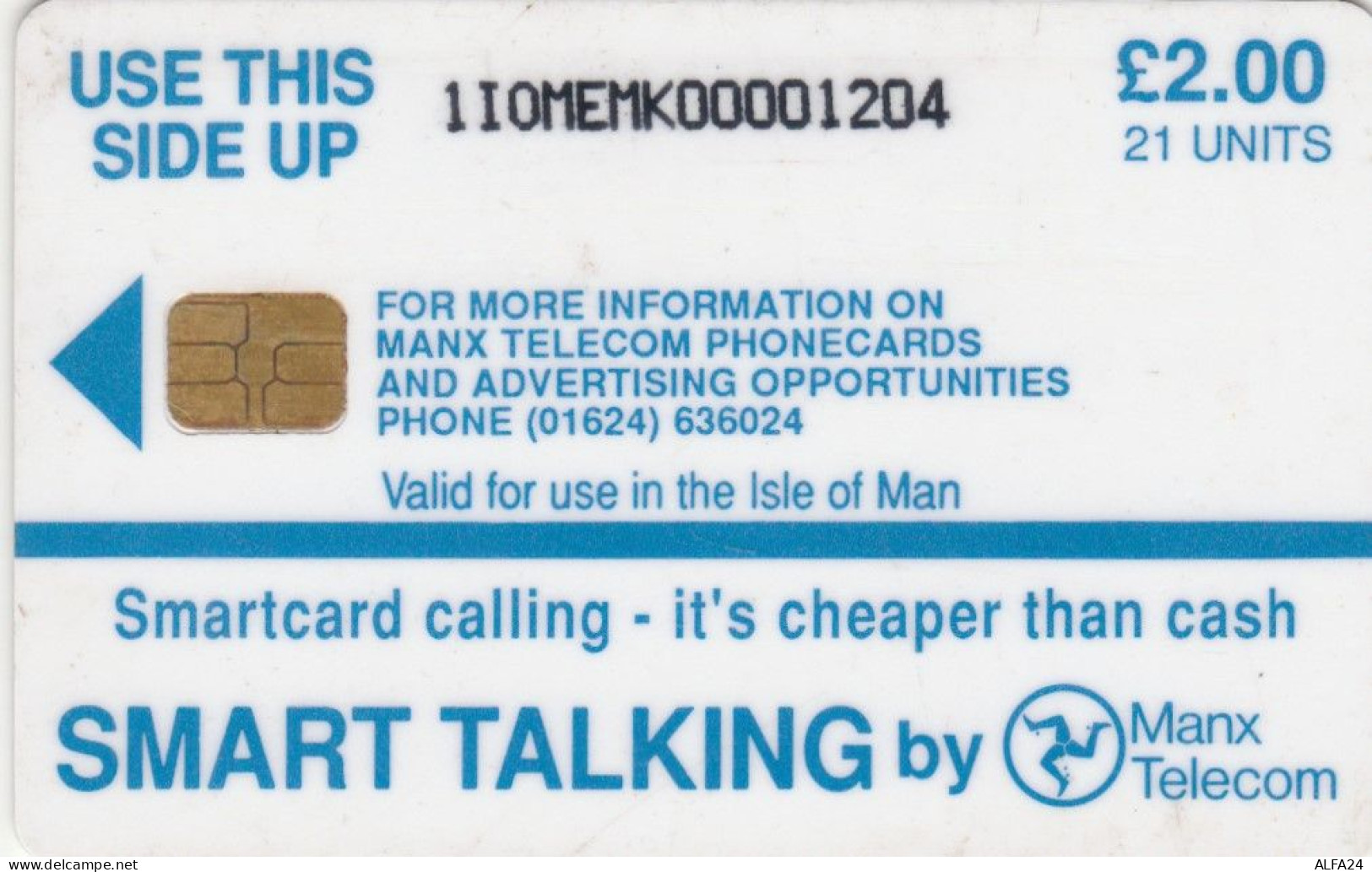 PHONE CARD ISOLA MAN (E89.15.4 - [ 6] Isle Of Man