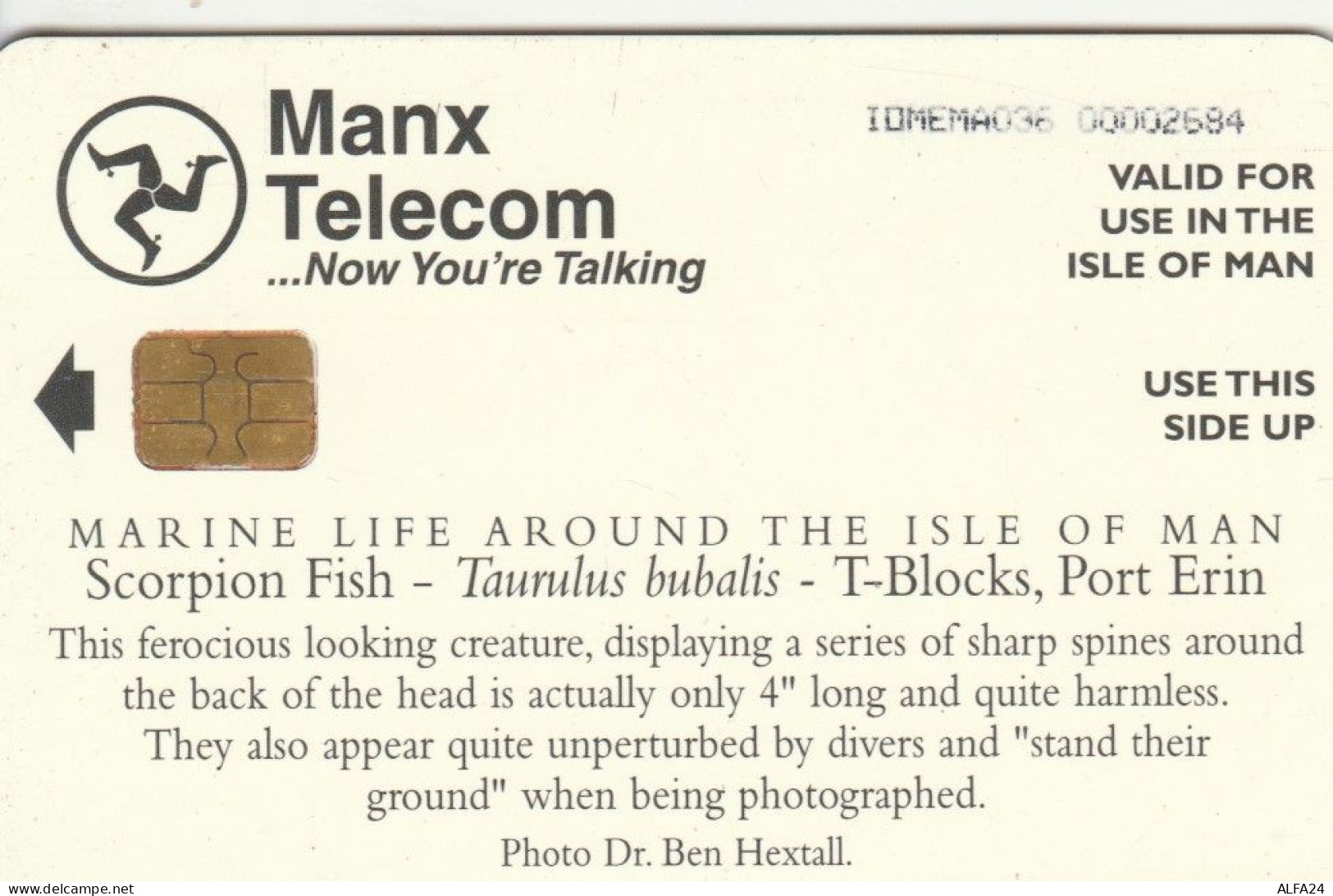 PHONE CARD ISOLA MAN (E89.16.5 - [ 6] Isla Man