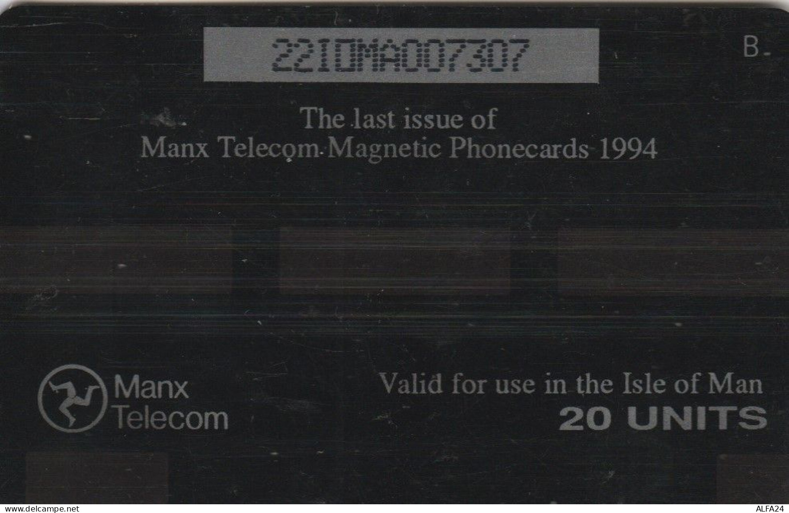 PHONE CARD ISOLA MAN (E89.16.1 - Eiland Man