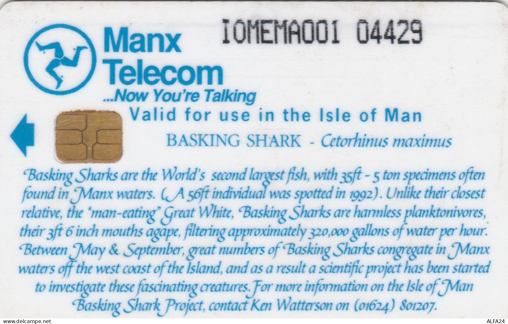 PHONE CARD ISOLA MAN (E89.14.8 - [ 6] Isla Man