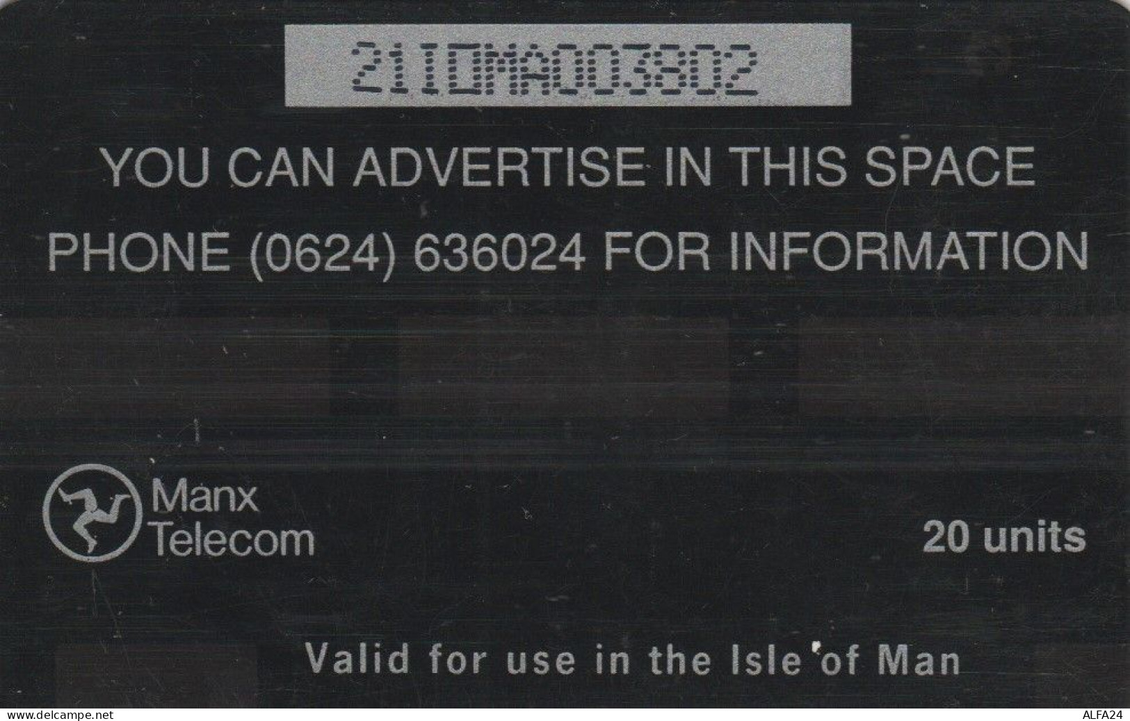 PHONE CARD ISOLA MAN (E89.13.5 - Eiland Man