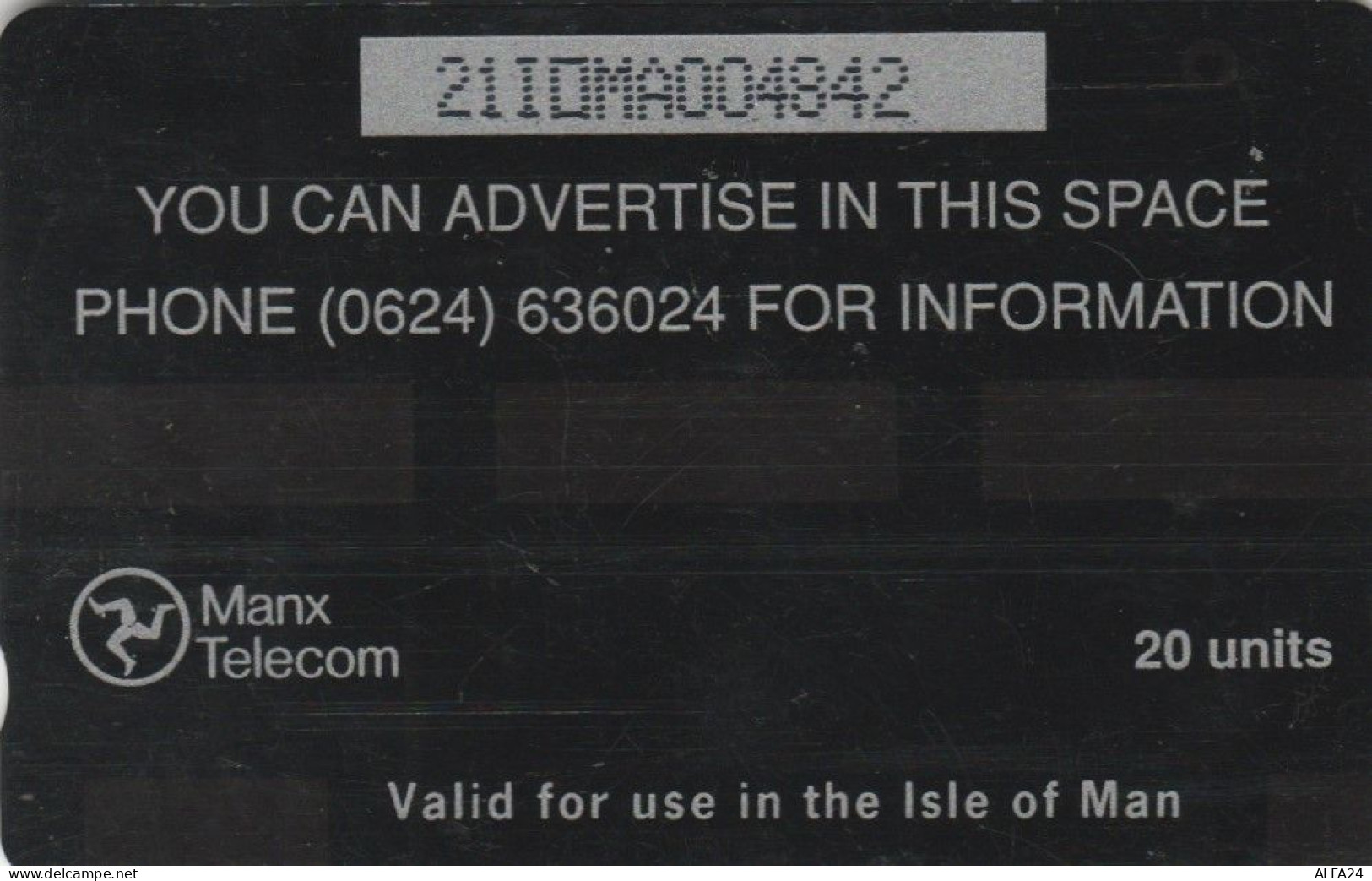 PHONE CARD ISOLA MAN (E89.14.2 - Eiland Man