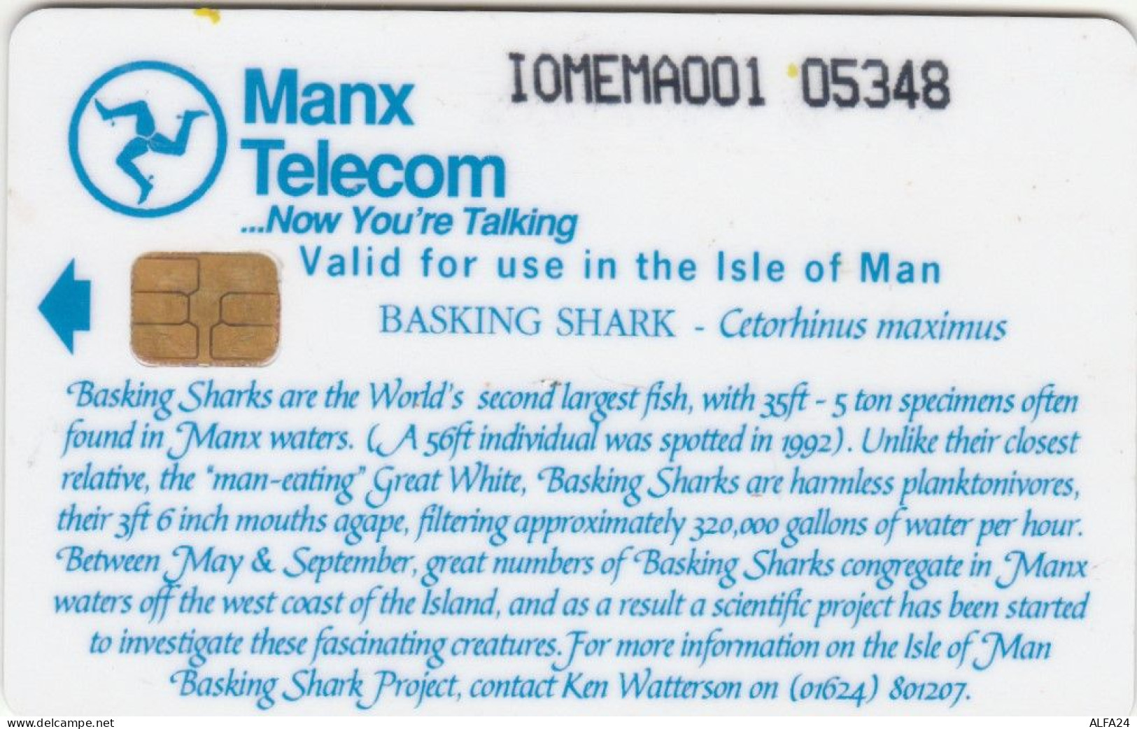 PHONE CARD ISOLA MAN (E89.14.4 - Île De Man