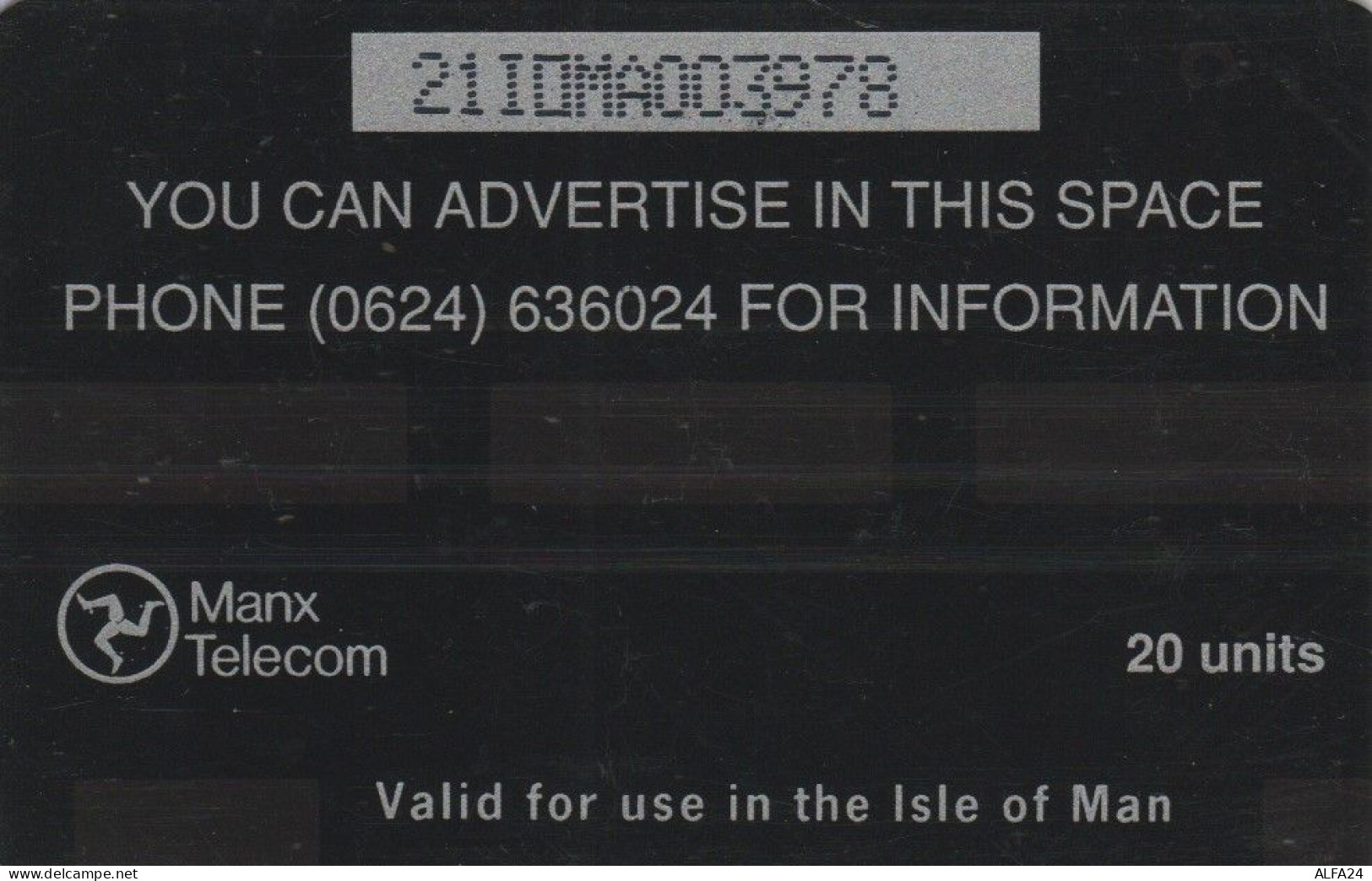 PHONE CARD ISOLA MAN (E89.13.7 - Eiland Man