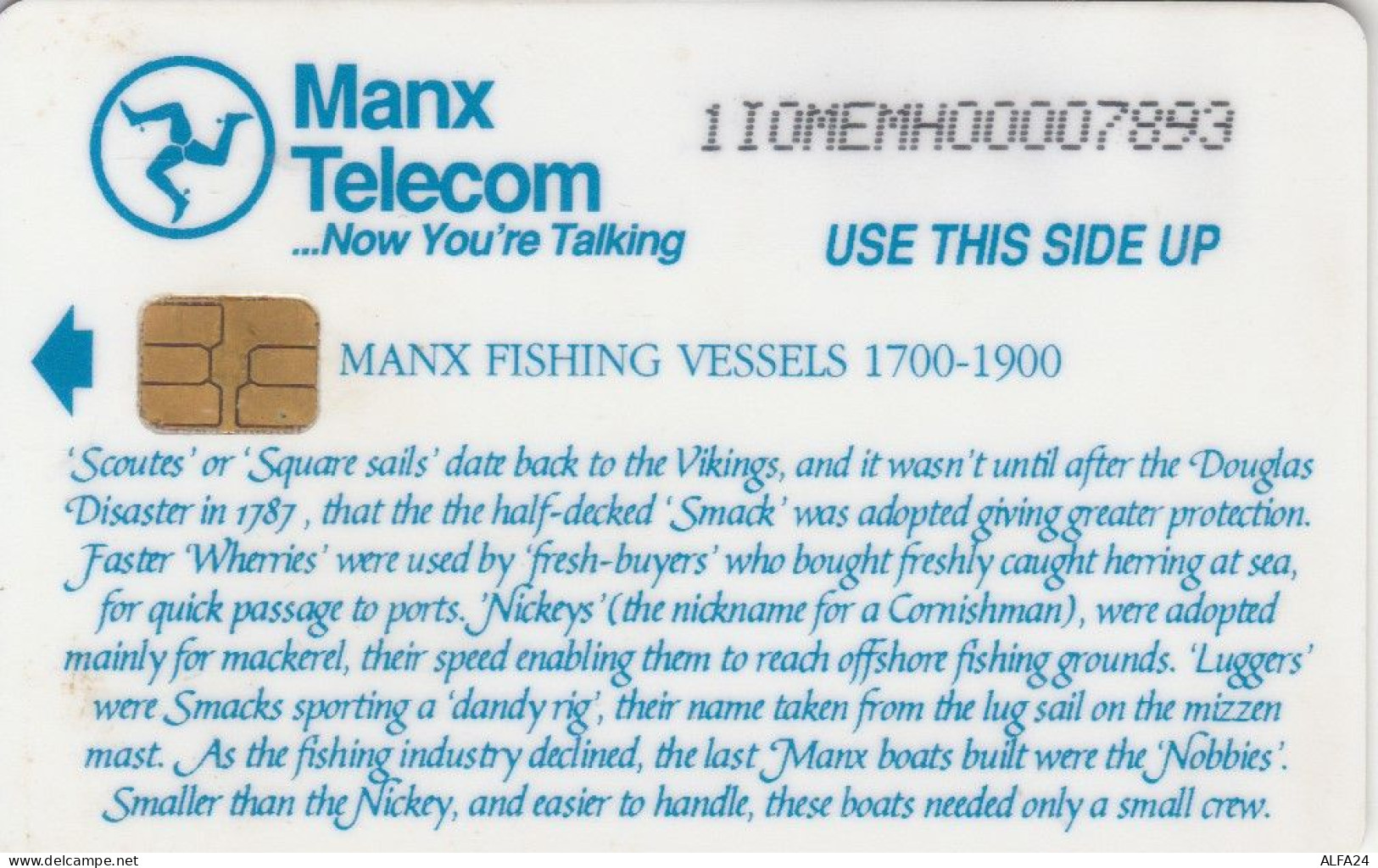 PHONE CARD ISOLA MAN (E89.13.1 - Isola Di Man