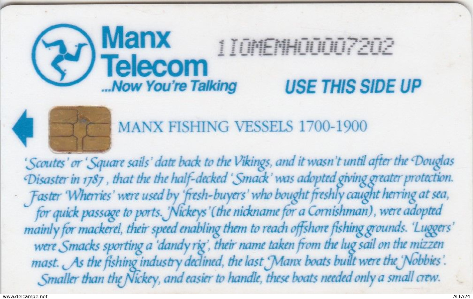 PHONE CARD ISOLA MAN (E89.12.5 - Eiland Man