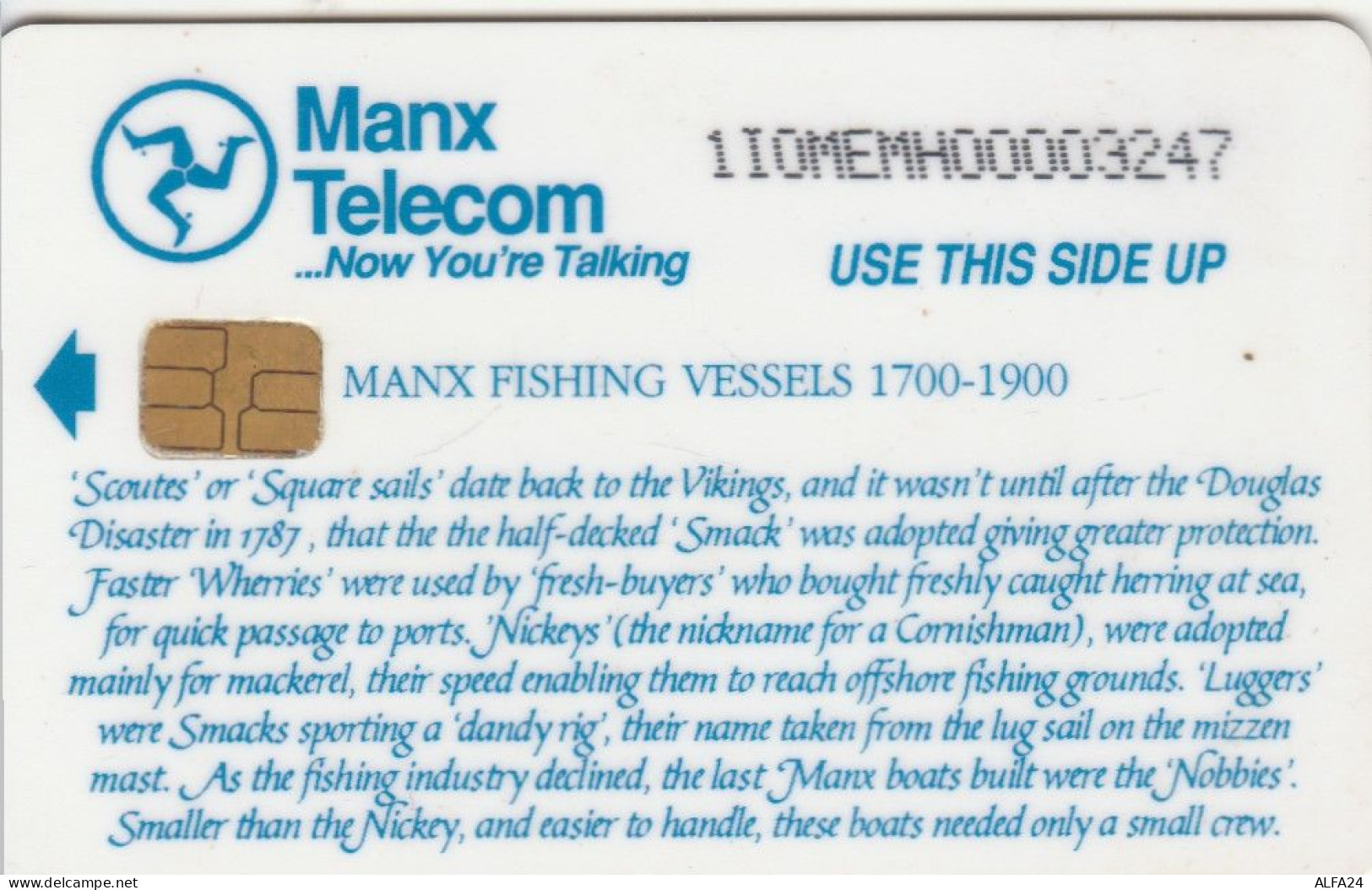 PHONE CARD ISOLA MAN (E89.12.3 - Eiland Man