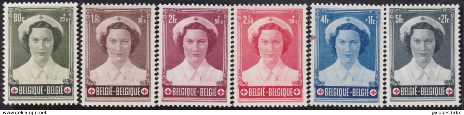 Belgie  .   OBP    .    912/917     .    **    .   Postfris    .   /   .    Neuf Avec Gomme Et SANS Charnière - Ungebraucht