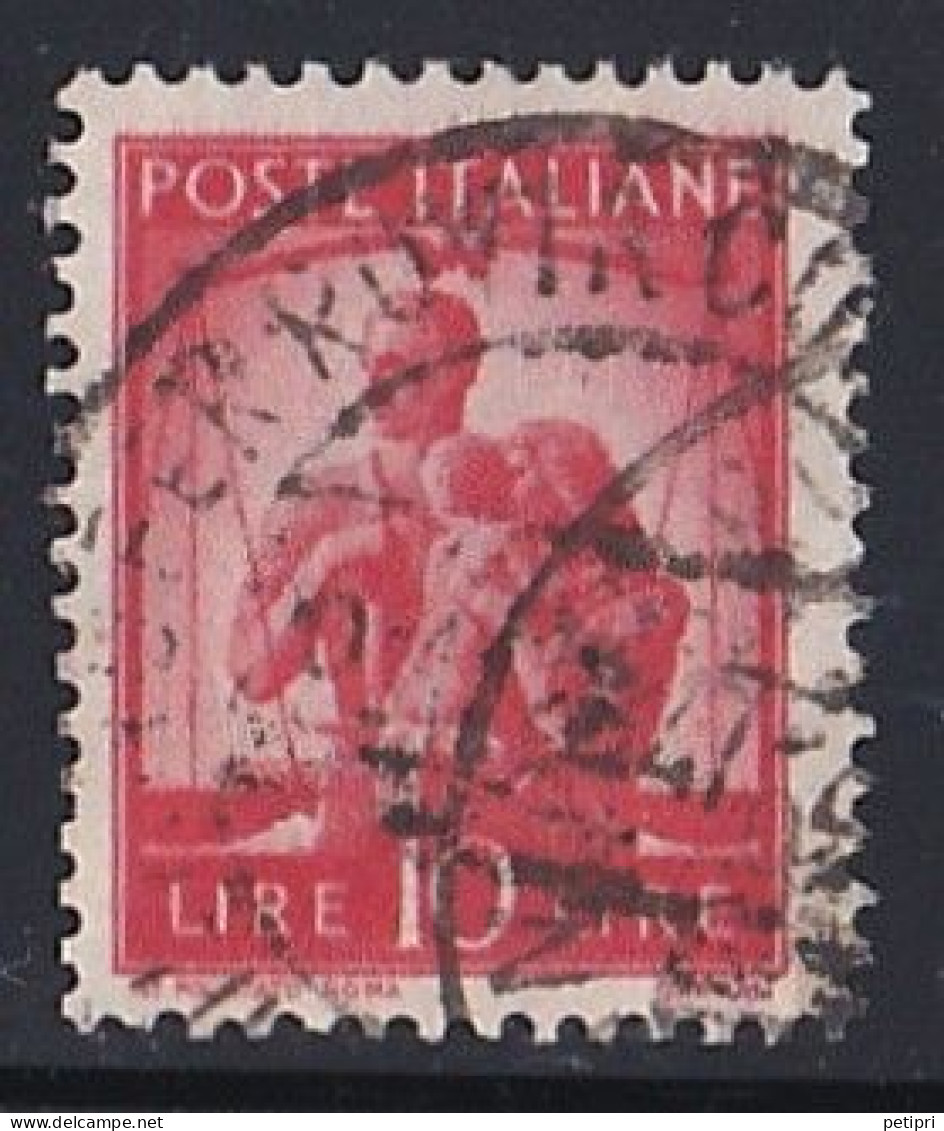 Italie - 1944 - 1946   Lieutenance & Humbert II   Y&T  N °   497   Oblitéré - Used