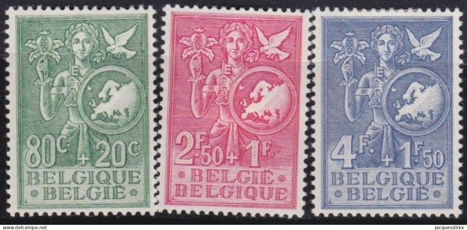 Belgie  .   OBP    .    927/929    .    *    .   Ongebruikt Met Gom    .   /   .    Neuf Avec Gomme - Nuovi