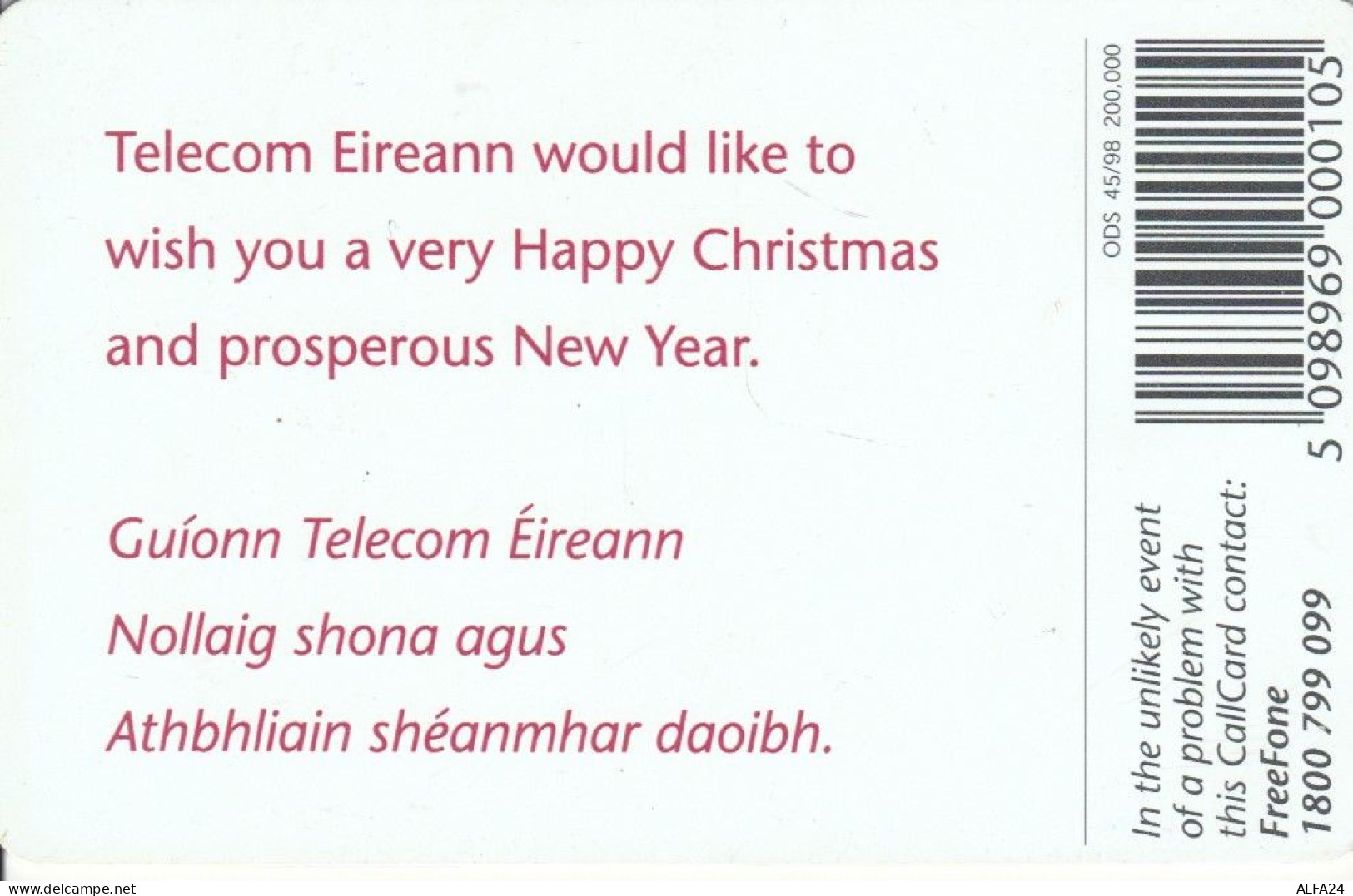 PHONE CARD EIRE  (E90.17.7 - Ireland