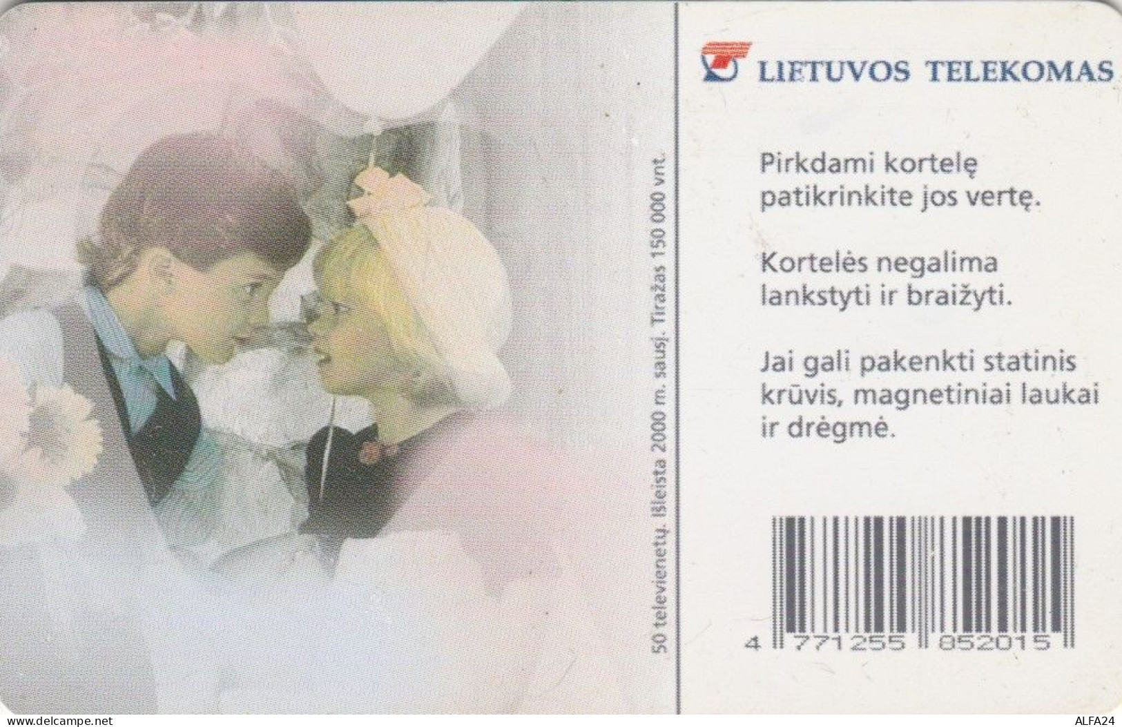 PHONE CARD LITUANIA  (E90.11.2 - Litouwen