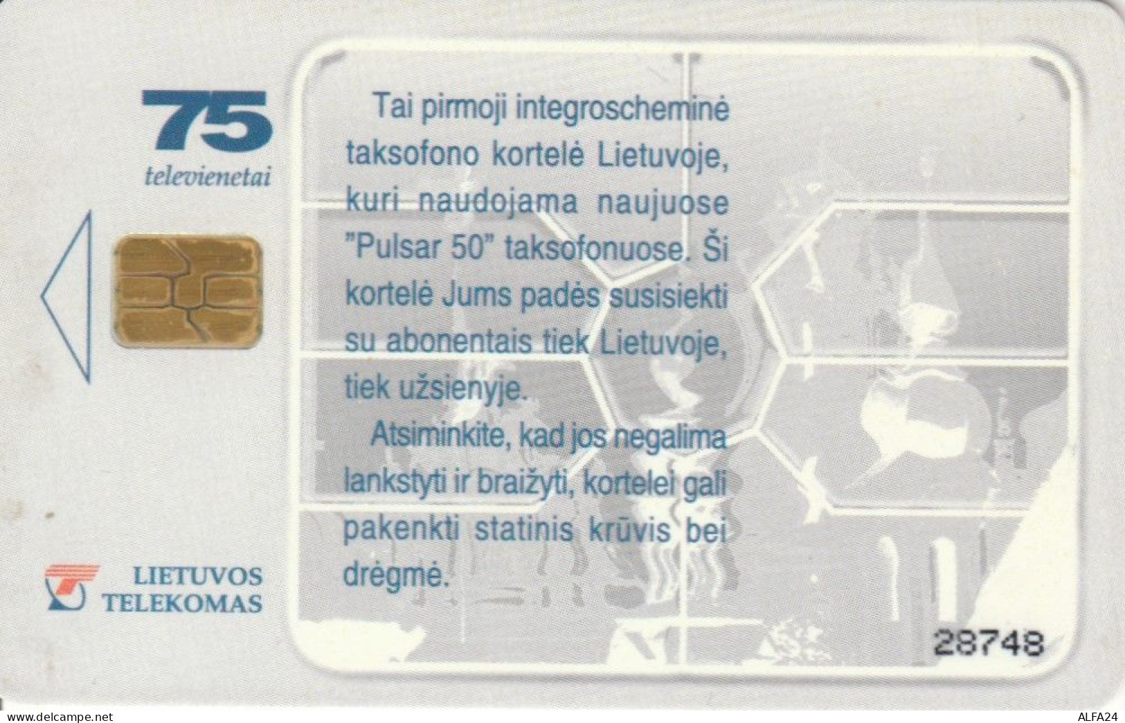 PHONE CARD LITUANIA  (E90.5.7 - Lituania