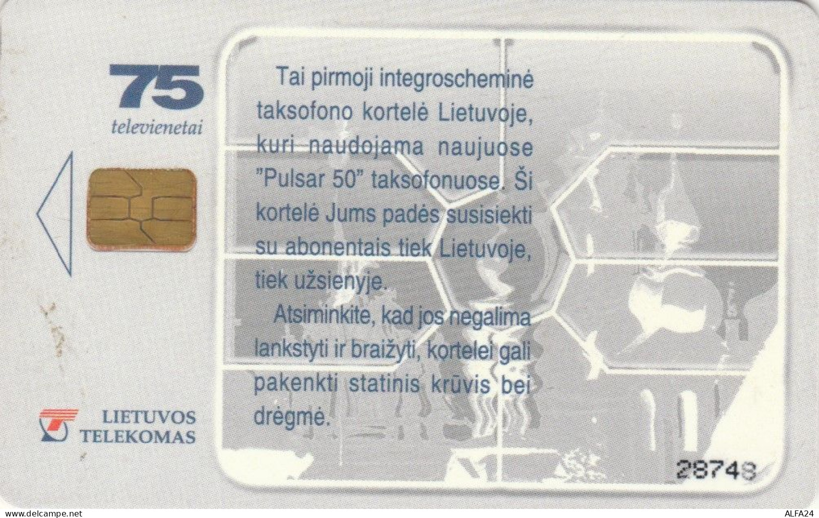 PHONE CARD LITUANIA  (E90.5.6 - Lituanie