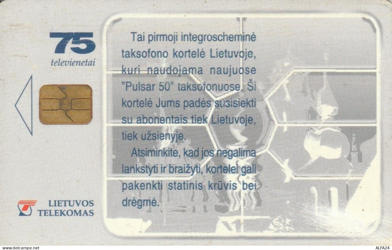 PHONE CARD LITUANIA  (E90.5.5 - Lituanie