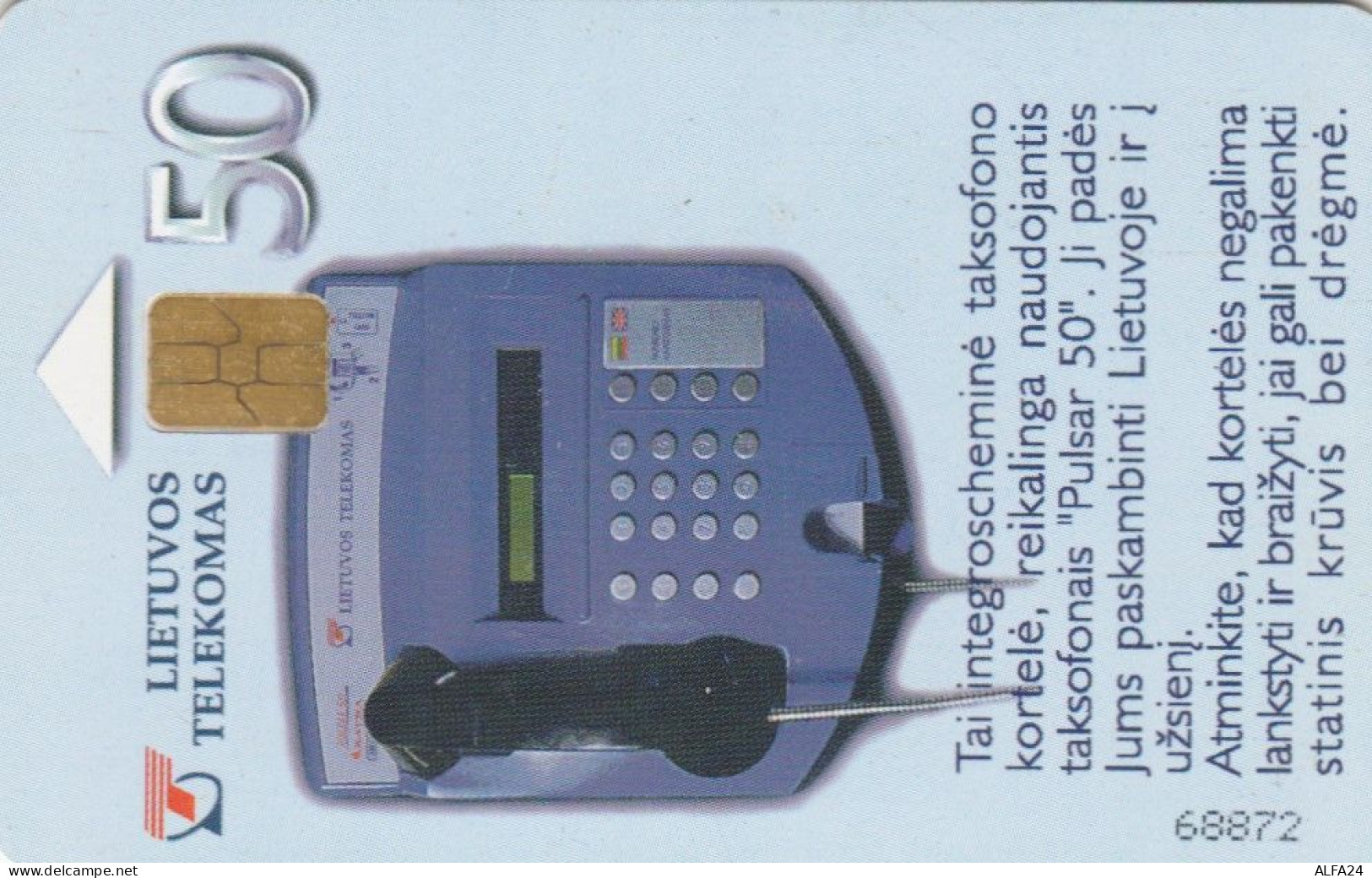 PHONE CARD LITUANIA  (E90.3.8 - Litouwen