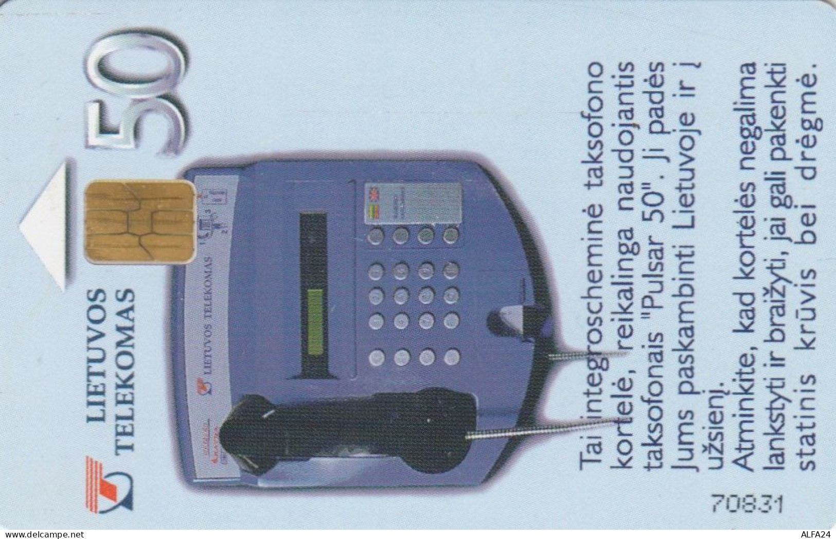 PHONE CARD LITUANIA  (E90.3.5 - Lituanie