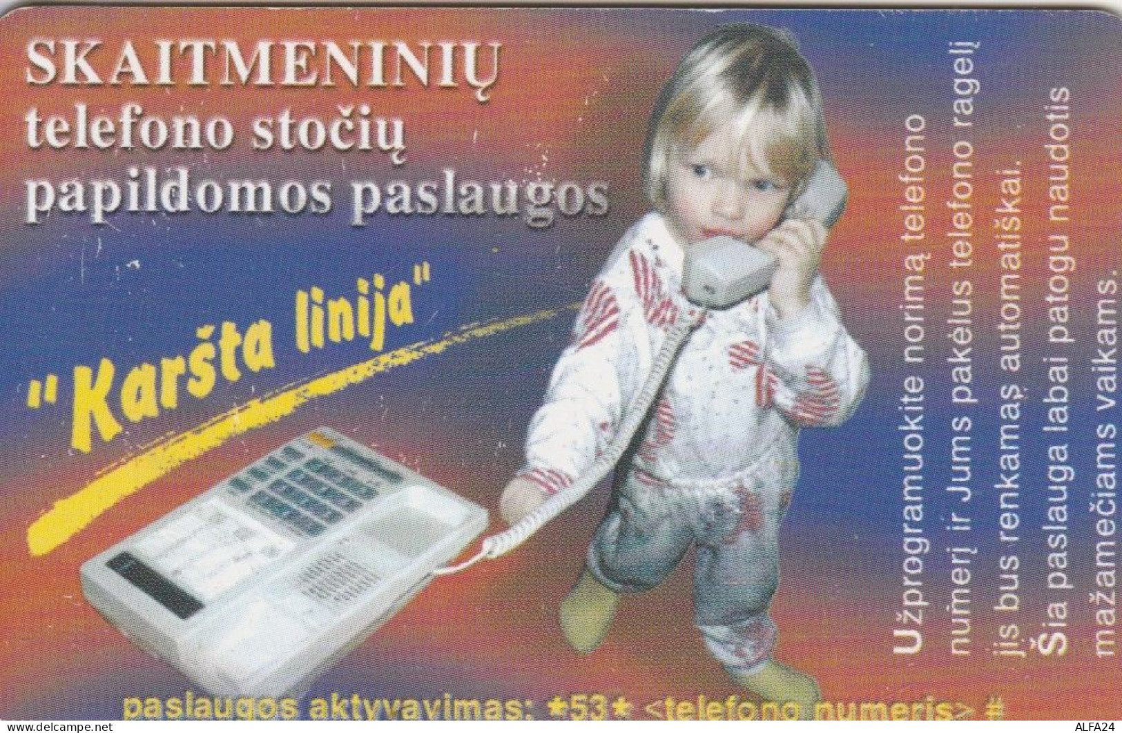 PHONE CARD LITUANIA  (E90.3.3 - Litauen