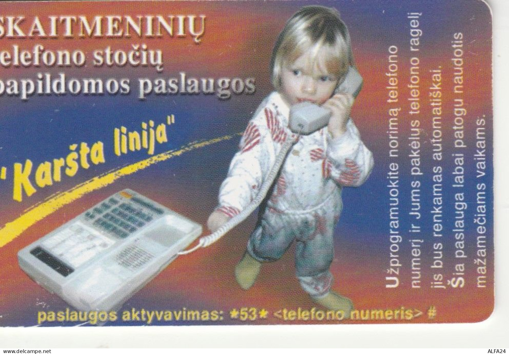 PHONE CARD LITUANIA  (E90.3.1 - Litouwen