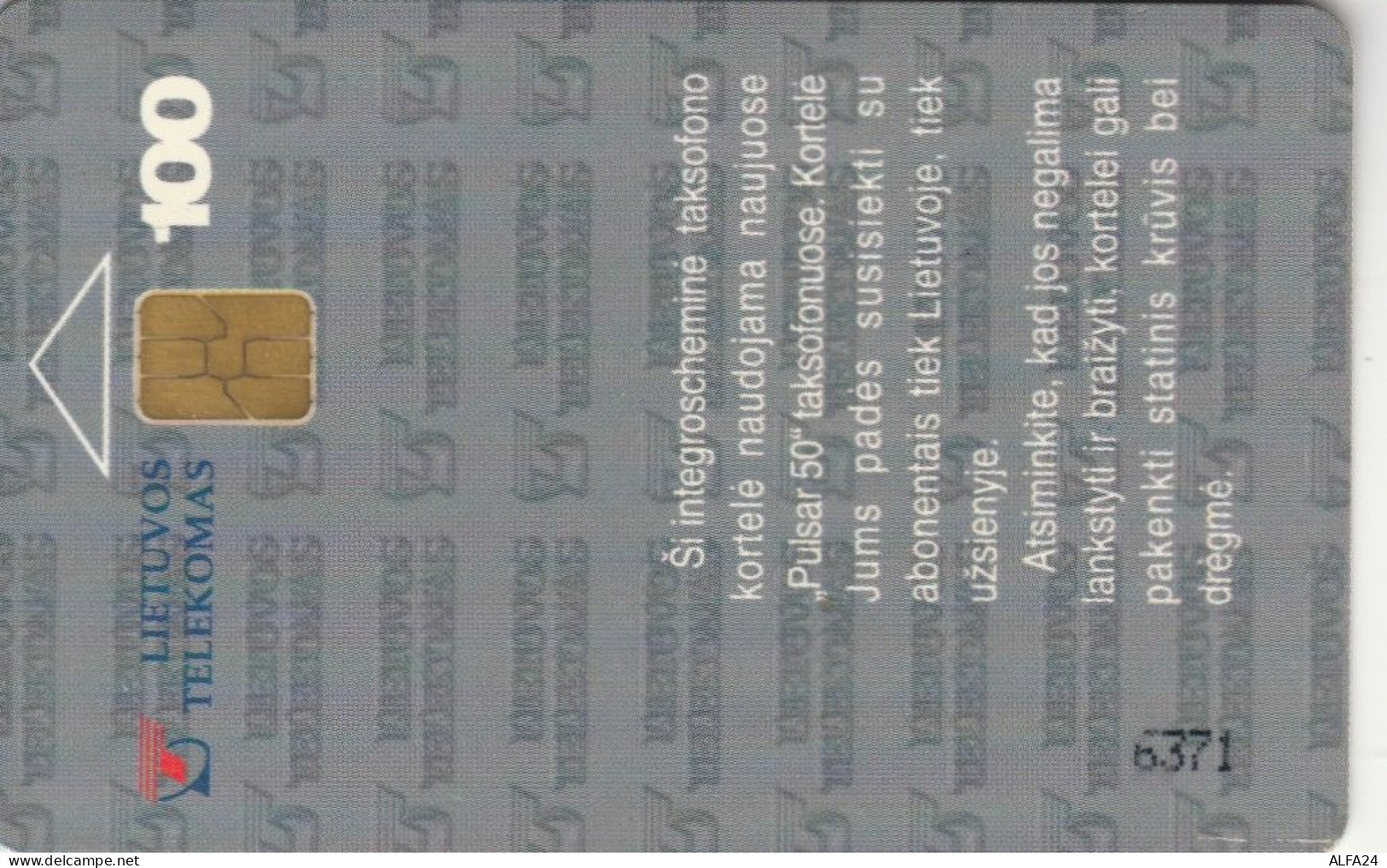 PHONE CARD LITUANIA  (E90.2.1 - Lituanie