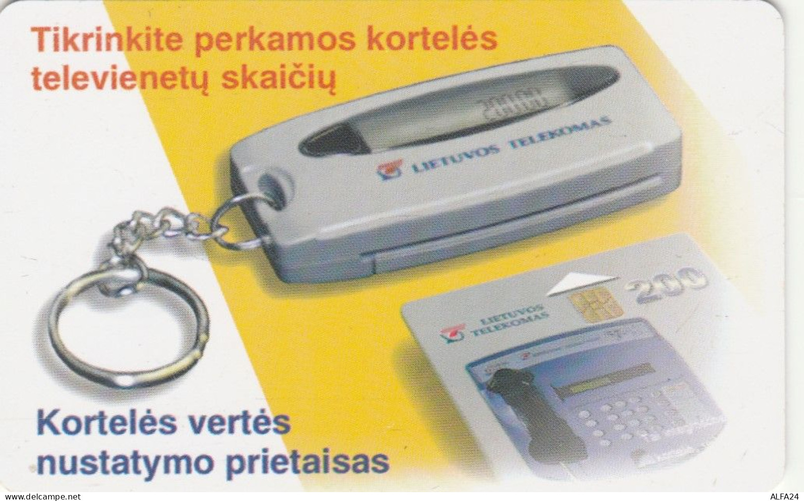 PHONE CARD LITUANIA  (E90.1.6 - Lituanie