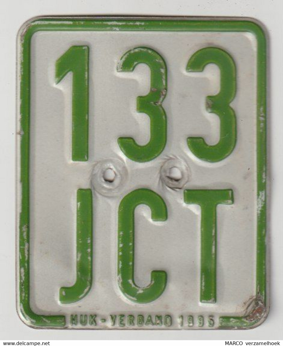 License Plate - Nummerplaat: Moped-bromfiets Plaatje 1995 Germany - Duitsland (D) - Placas De Matriculación